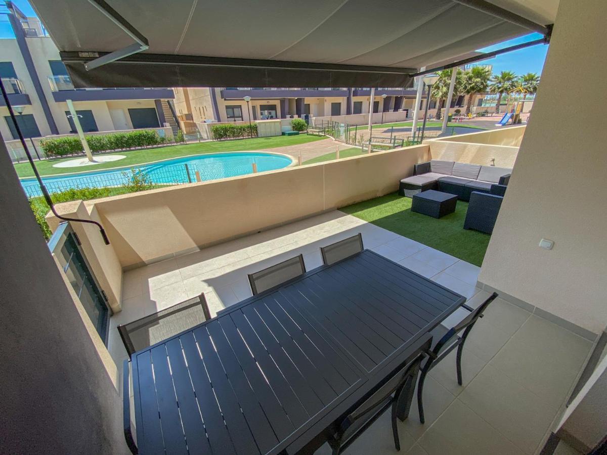 Higuericas 411 - Planta Baja - Vista Piscina - Cerca Playa Apartment Pilar de la Horadada Exterior photo